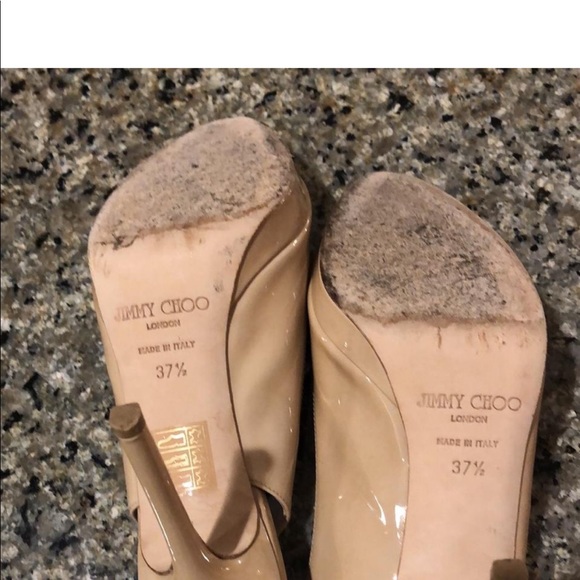 Jimmy Choo Nova Tan Slingback shoes - Picture 4 of 8